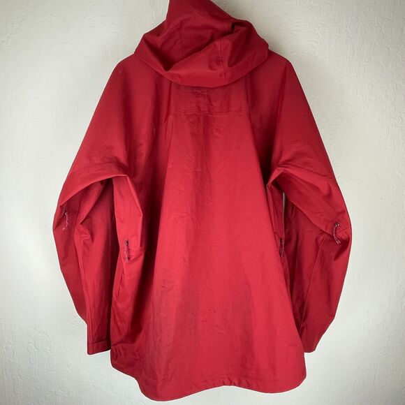 ~ REI Mens XXL E1 Elements Rain Jacket Hooded Shell Light Resistant Zips Adjusts - Picture 3 of 16